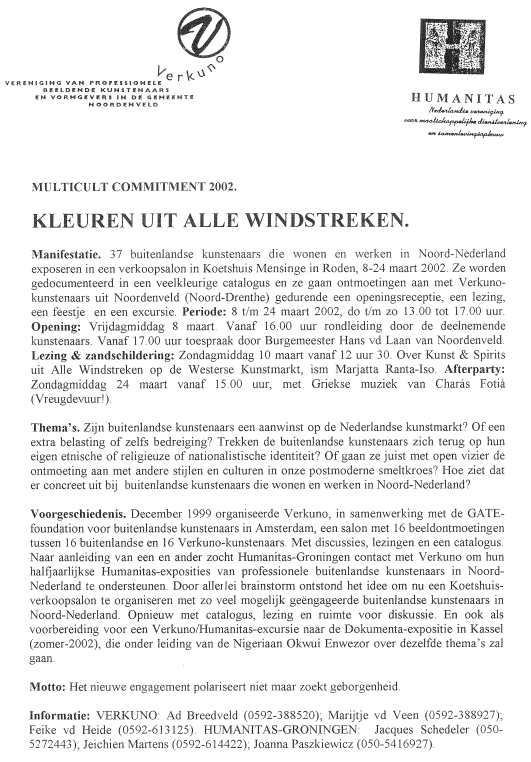 Info - Multicult. Commitment 2002